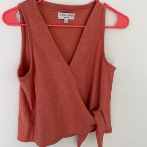 Madewell cross-cross top